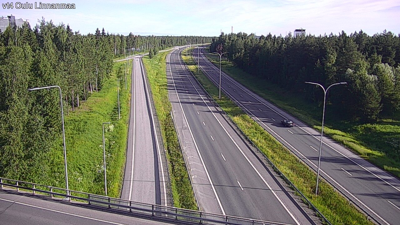 Weather Camera Image Road 4 Oulu, Linnanmaa, Oulu, Pohjois-Pohjanmaa