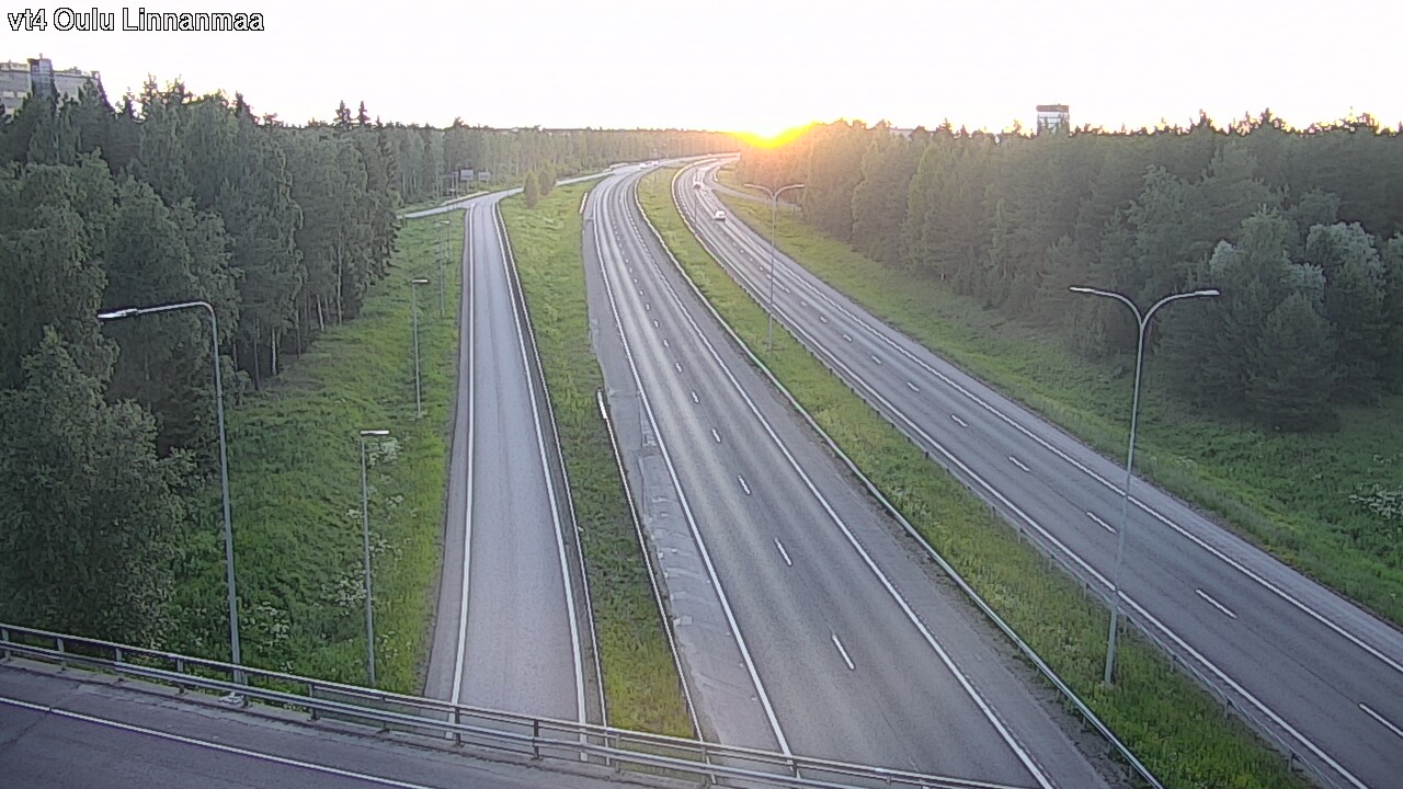 Weather Camera Image Road 4 Oulu, Linnanmaa, Oulu, Pohjois-Pohjanmaa
