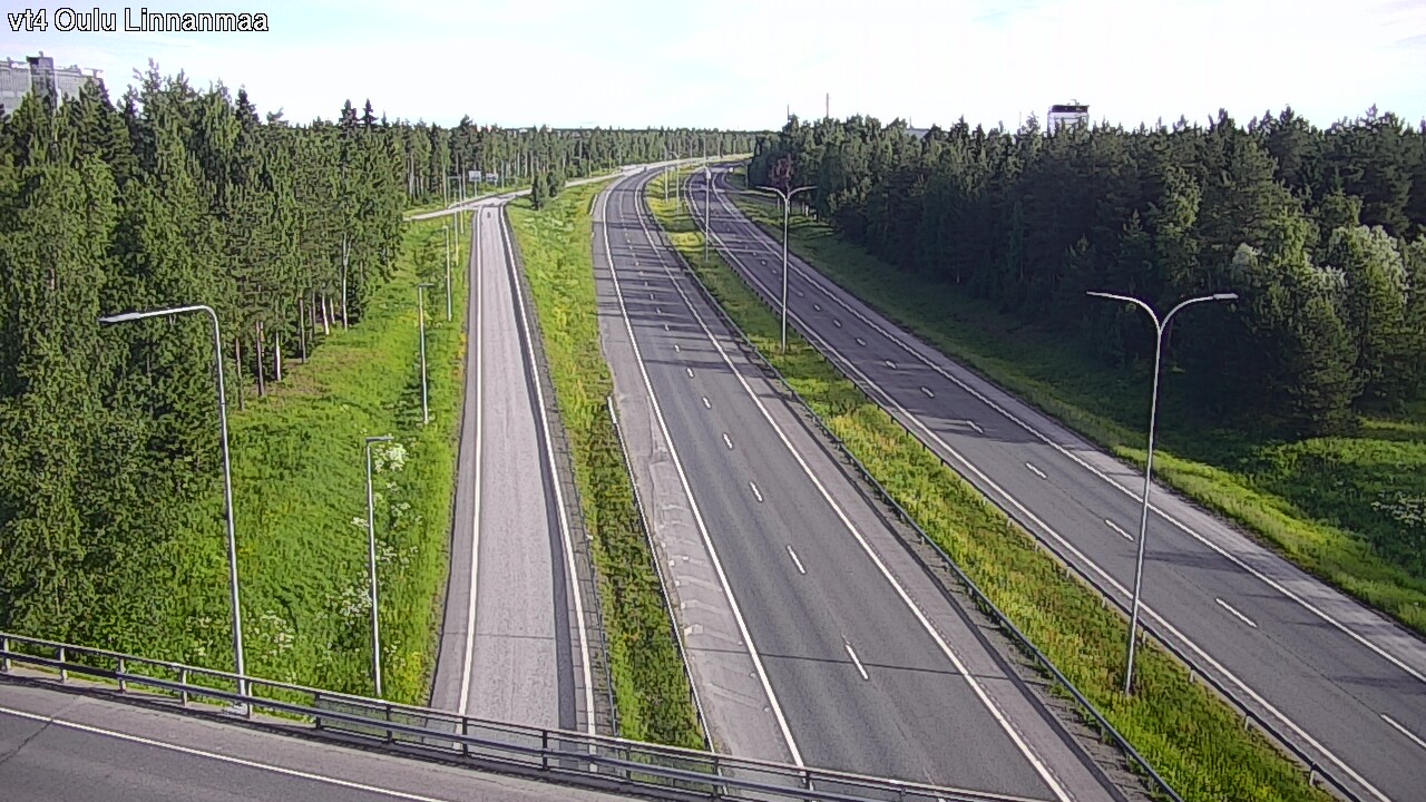 Weather Camera Image Road 4 Oulu, Linnanmaa, Oulu, Pohjois-Pohjanmaa