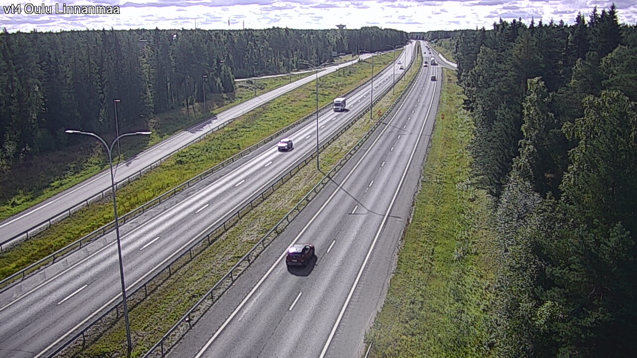 Weather Camera Image Road 4 Oulu, Linnanmaa, Oulu, Pohjois-Pohjanmaa