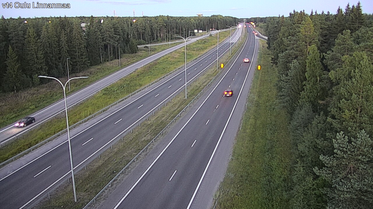 Weather Camera Image Väg 4 Uleåborg, Linnanmaa, Oulu, Pohjois-Pohjanmaa