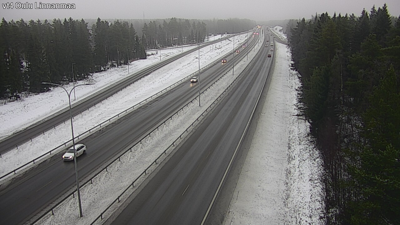 Weather Camera Image Road 4 Oulu, Linnanmaa, Oulu, Pohjois-Pohjanmaa