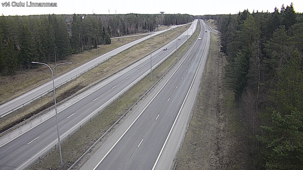Weather Camera Image Road 4 Oulu, Linnanmaa, Oulu, Pohjois-Pohjanmaa