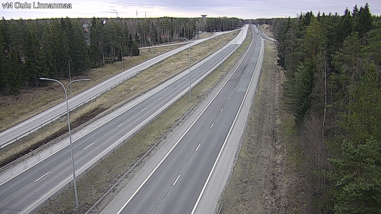 Weather Camera Image Road 4 Oulu, Linnanmaa, Oulu, Pohjois-Pohjanmaa