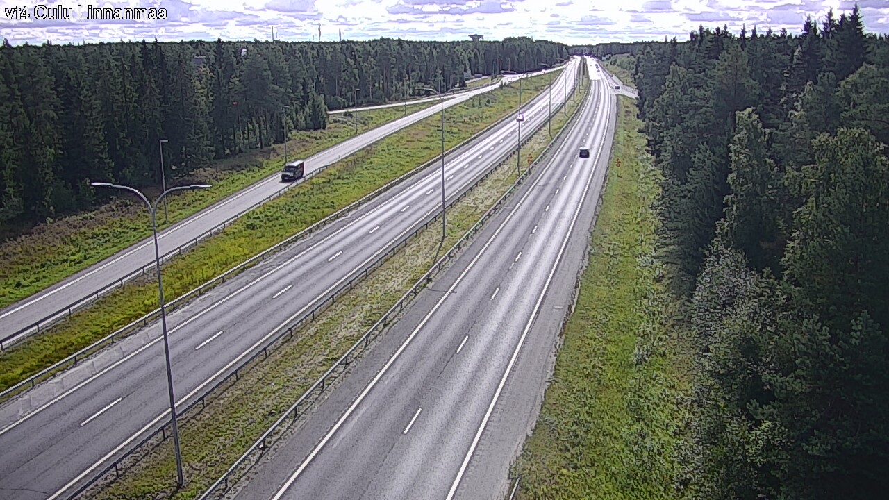 Weather Camera Image Road 4 Oulu, Linnanmaa, Oulu, Pohjois-Pohjanmaa