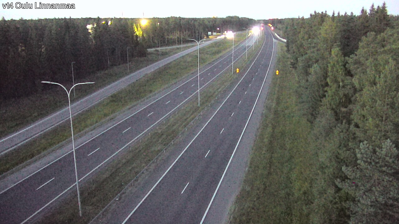 Weather Camera Image Väg 4 Uleåborg, Linnanmaa, Oulu, Pohjois-Pohjanmaa