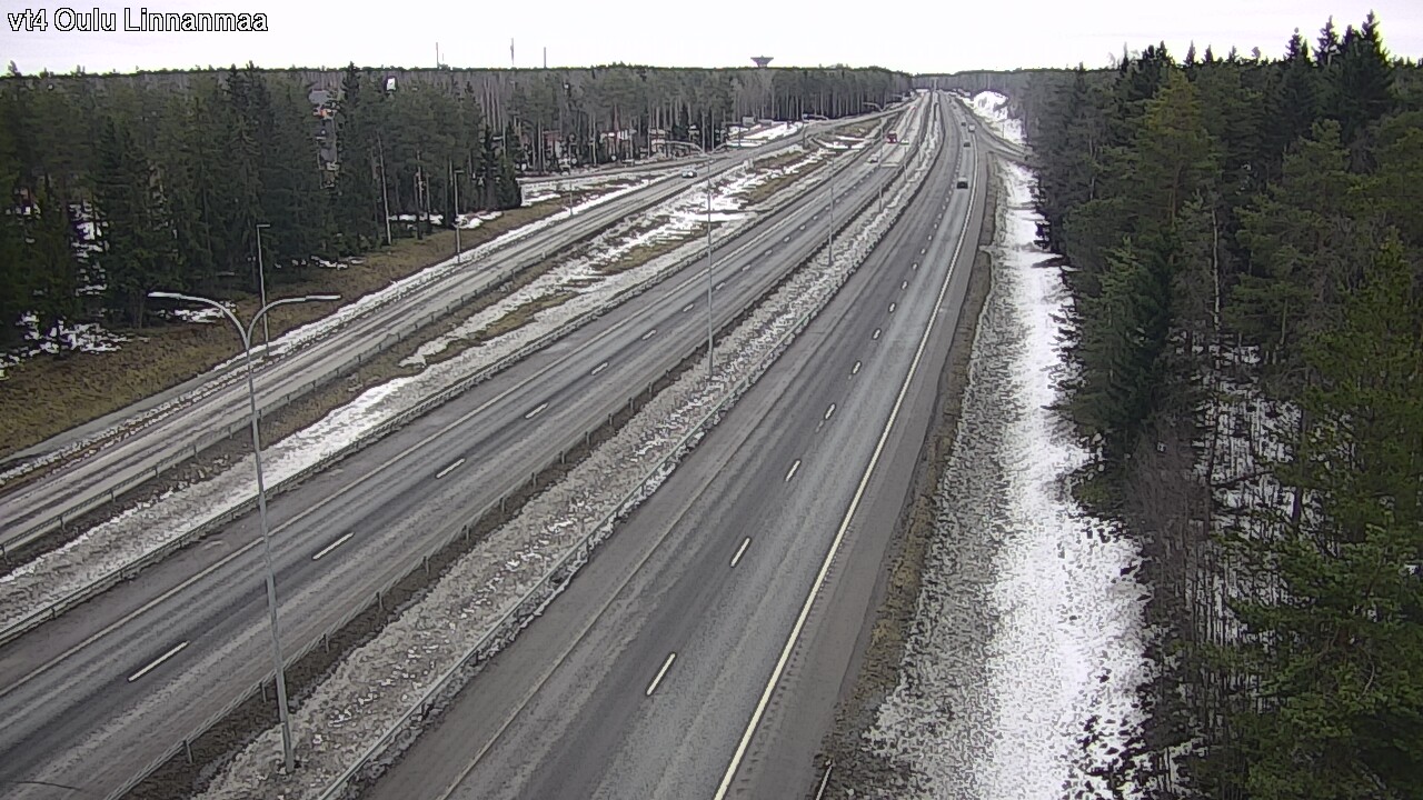 Weather Camera Image Road 4 Oulu, Linnanmaa, Oulu, Pohjois-Pohjanmaa