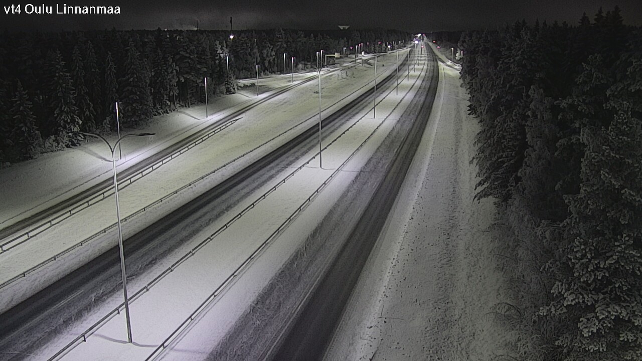 Weather Camera Image Road 4 Oulu, Linnanmaa, Oulu, Pohjois-Pohjanmaa