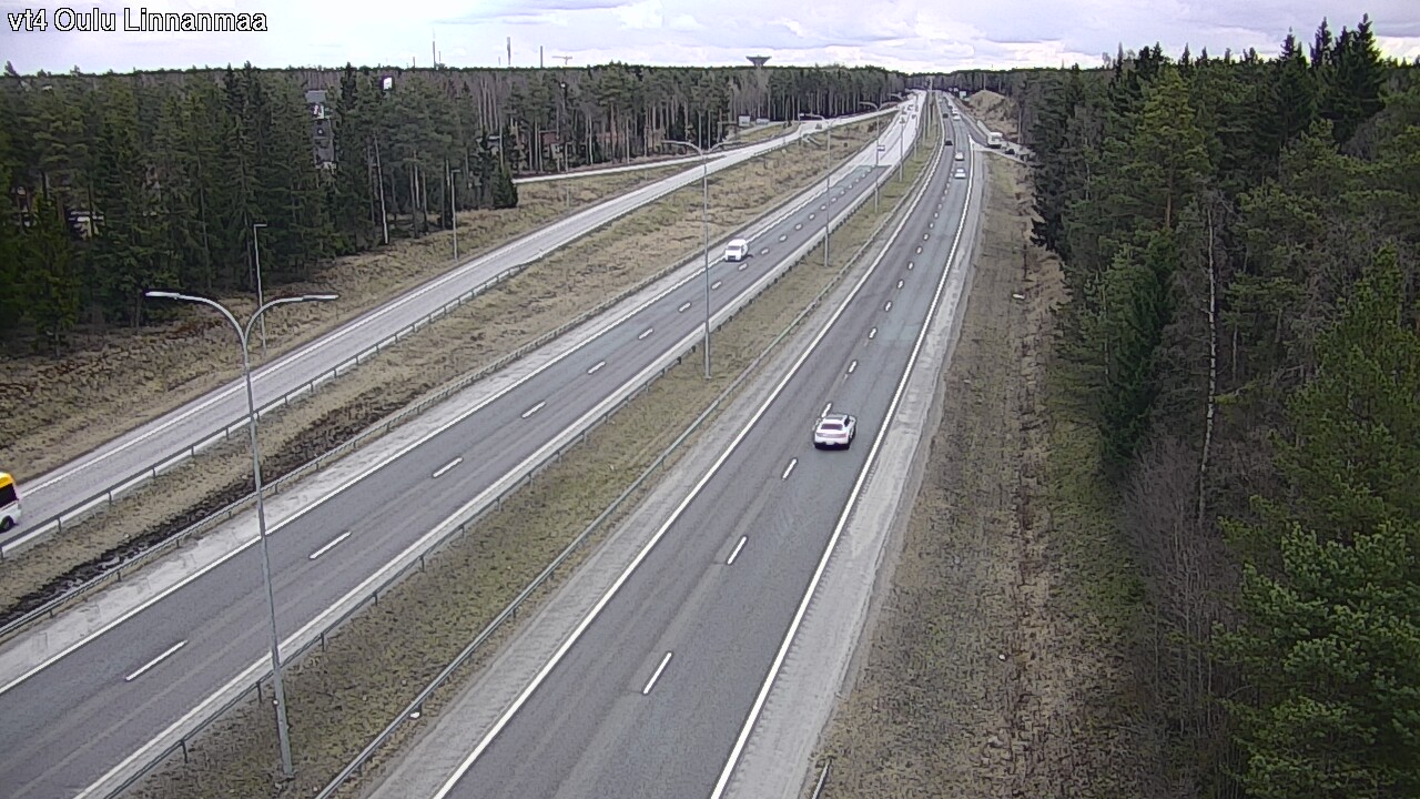 Weather Camera Image Road 4 Oulu, Linnanmaa, Oulu, Pohjois-Pohjanmaa