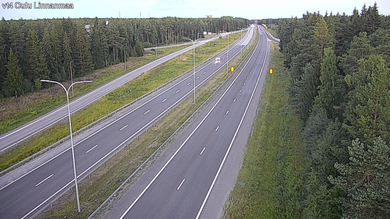 Weather Camera Image Väg 4 Uleåborg, Linnanmaa, Oulu, Pohjois-Pohjanmaa