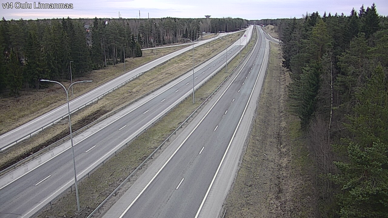 Weather Camera Image Road 4 Oulu, Linnanmaa, Oulu, Pohjois-Pohjanmaa