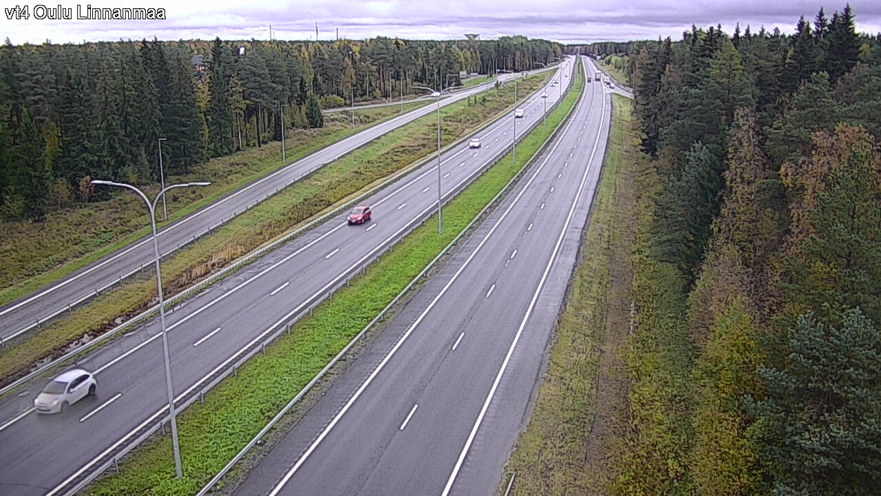 Weather Camera Image Road 4 Oulu, Linnanmaa, Oulu, Pohjois-Pohjanmaa