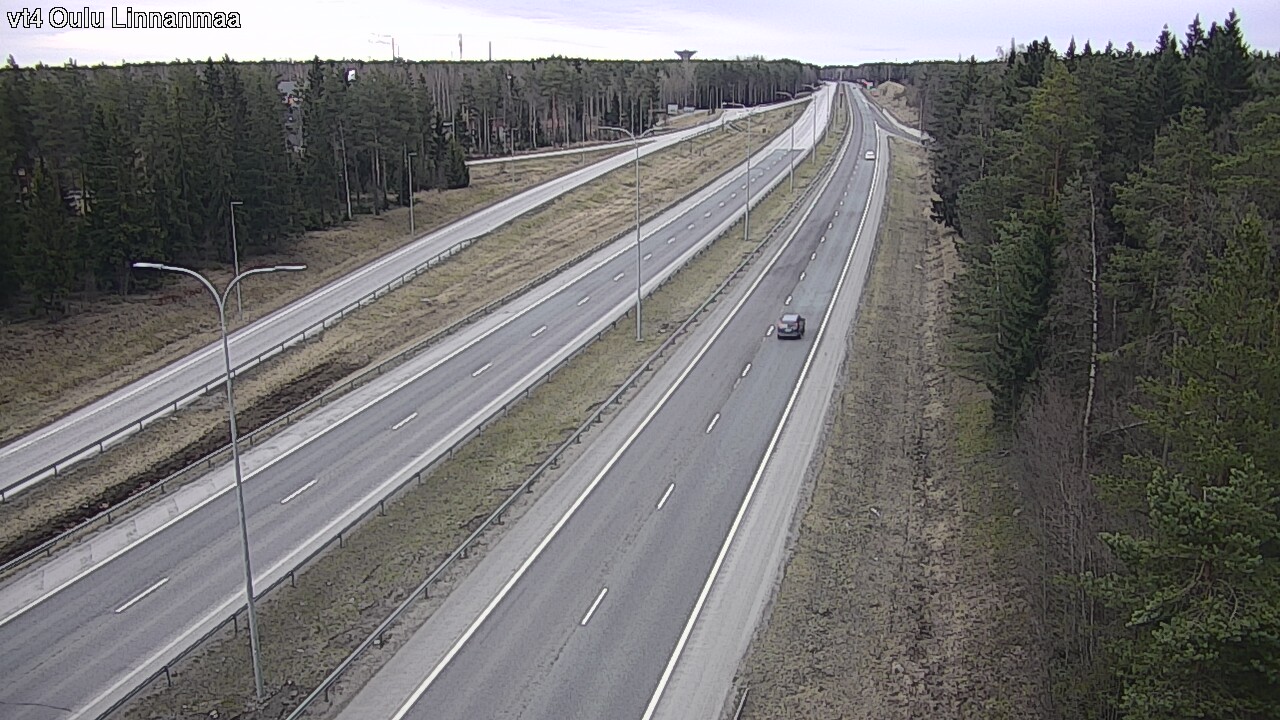 Weather Camera Image Road 4 Oulu, Linnanmaa, Oulu, Pohjois-Pohjanmaa