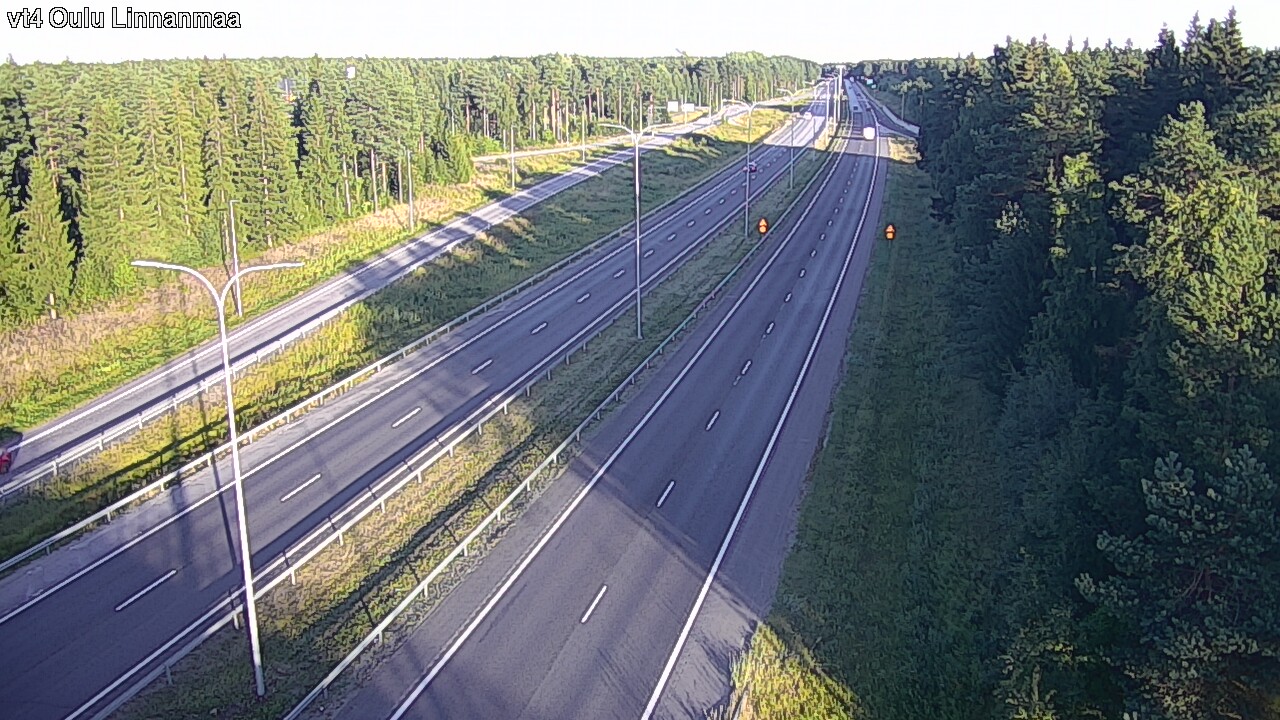 Weather Camera Image Väg 4 Uleåborg, Linnanmaa, Oulu, Pohjois-Pohjanmaa