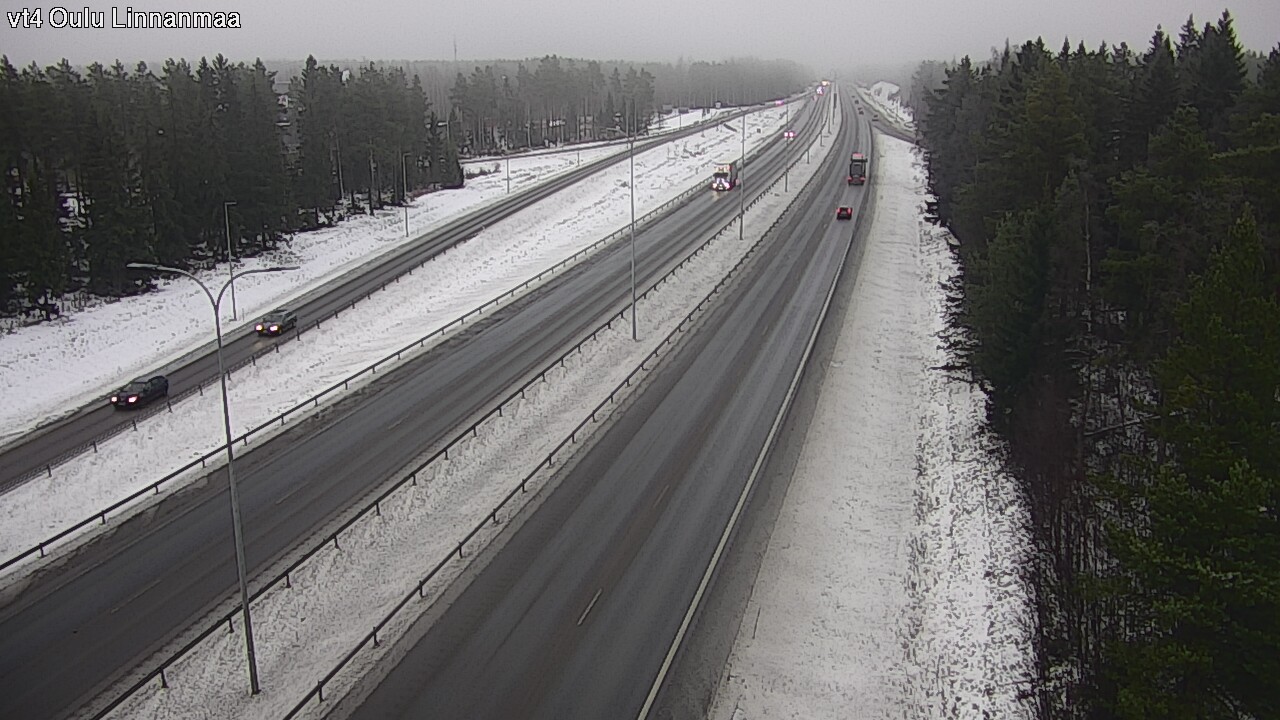 Weather Camera Image Road 4 Oulu, Linnanmaa, Oulu, Pohjois-Pohjanmaa