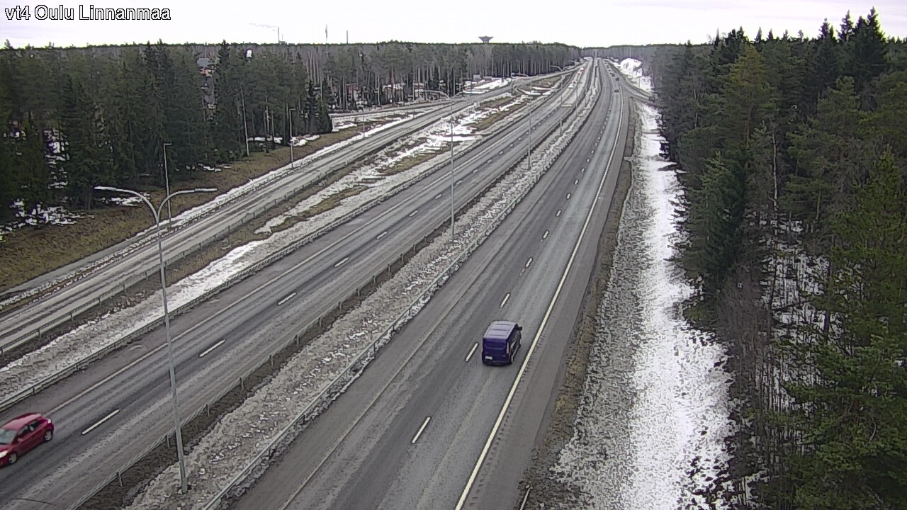 Weather Camera Image Road 4 Oulu, Linnanmaa, Oulu, Pohjois-Pohjanmaa