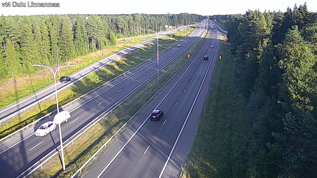 Weather Camera Image Väg 4 Uleåborg, Linnanmaa, Oulu, Pohjois-Pohjanmaa