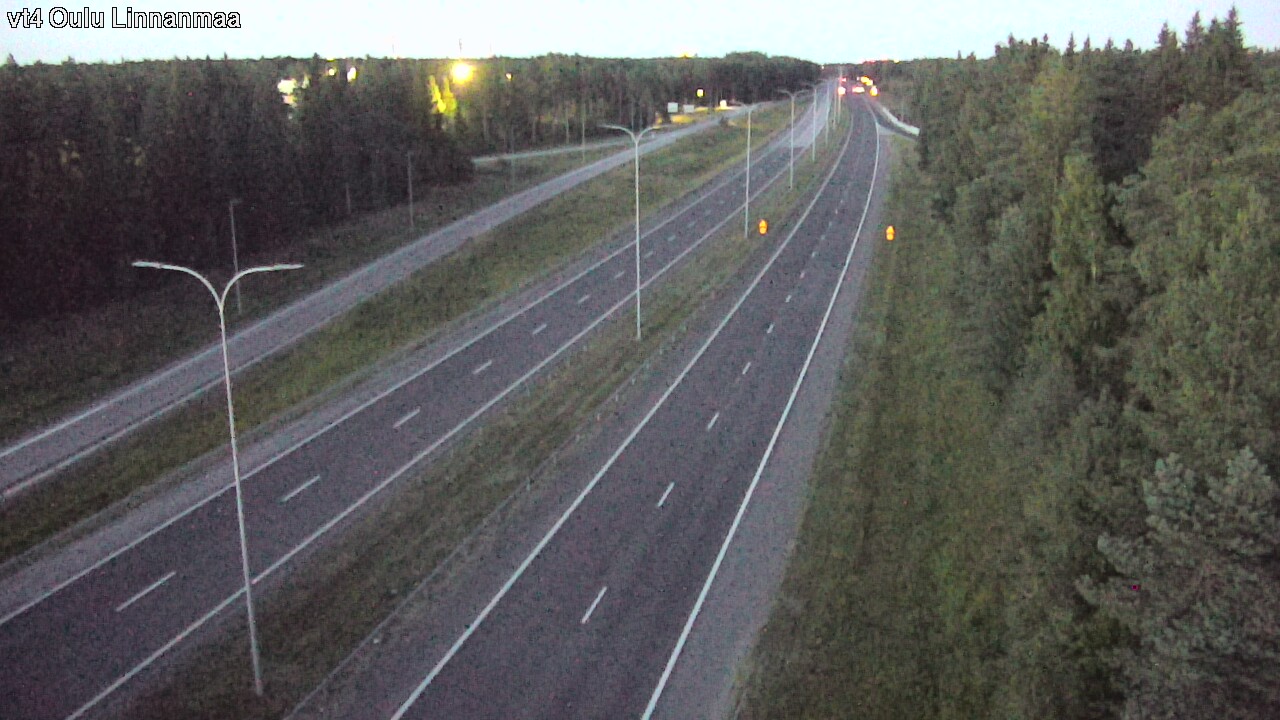 Weather Camera Image Väg 4 Uleåborg, Linnanmaa, Oulu, Pohjois-Pohjanmaa