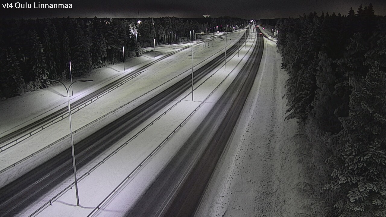 Weather Camera Image Road 4 Oulu, Linnanmaa, Oulu, Pohjois-Pohjanmaa