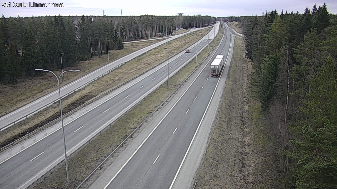 Weather Camera Image Road 4 Oulu, Linnanmaa, Oulu, Pohjois-Pohjanmaa