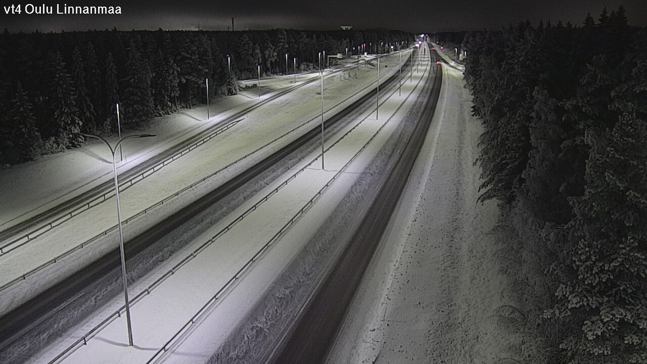 Weather Camera Image Road 4 Oulu, Linnanmaa, Oulu, Pohjois-Pohjanmaa