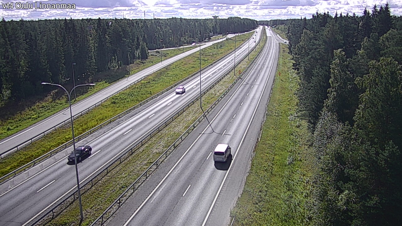 Weather Camera Image Road 4 Oulu, Linnanmaa, Oulu, Pohjois-Pohjanmaa