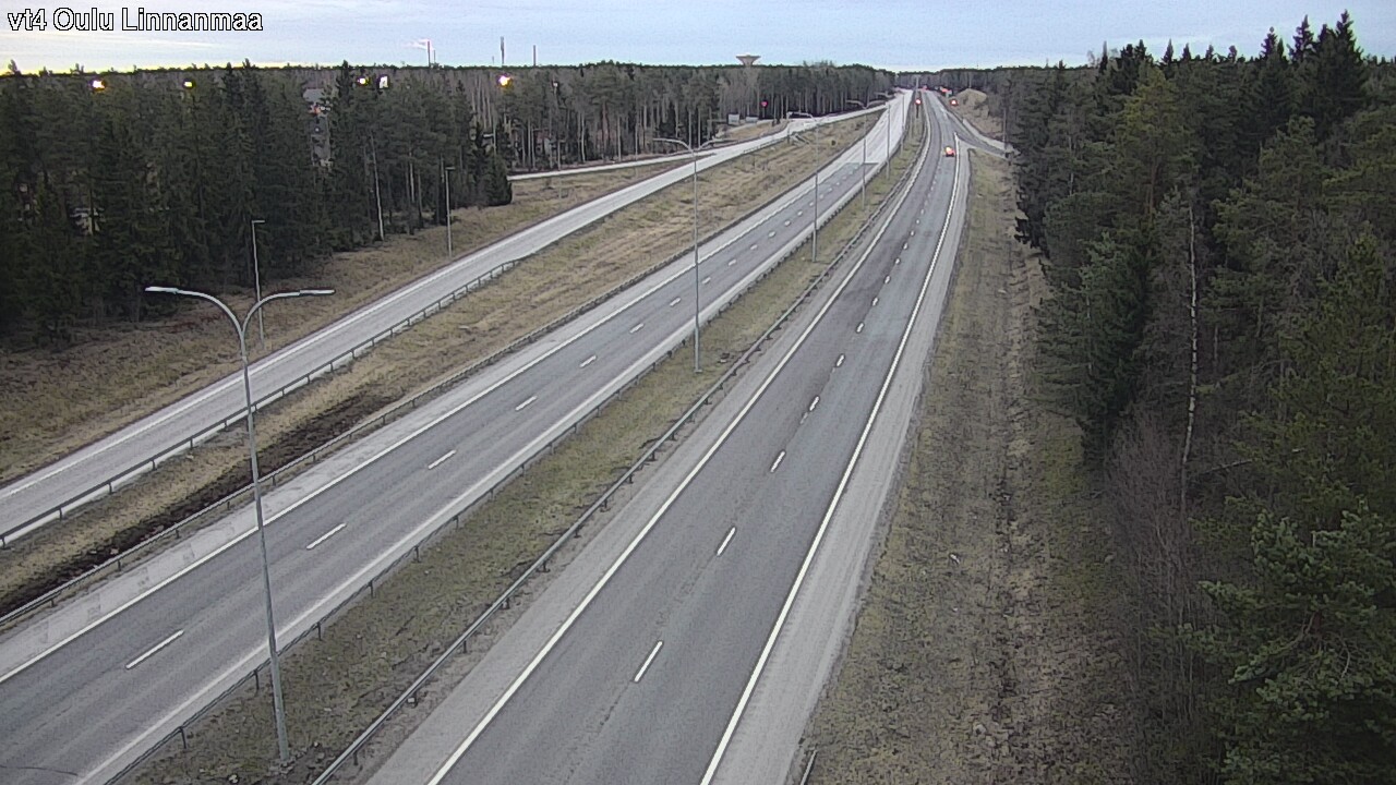 Weather Camera Image Road 4 Oulu, Linnanmaa, Oulu, Pohjois-Pohjanmaa
