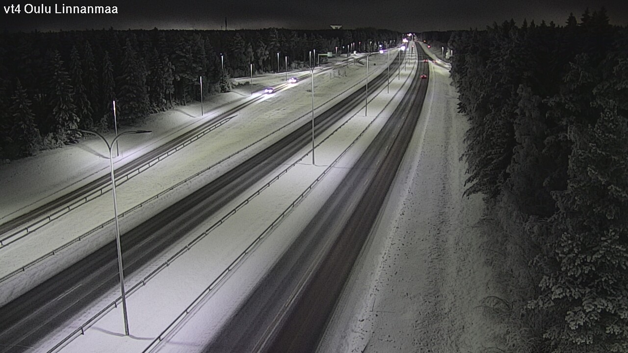Weather Camera Image Road 4 Oulu, Linnanmaa, Oulu, Pohjois-Pohjanmaa
