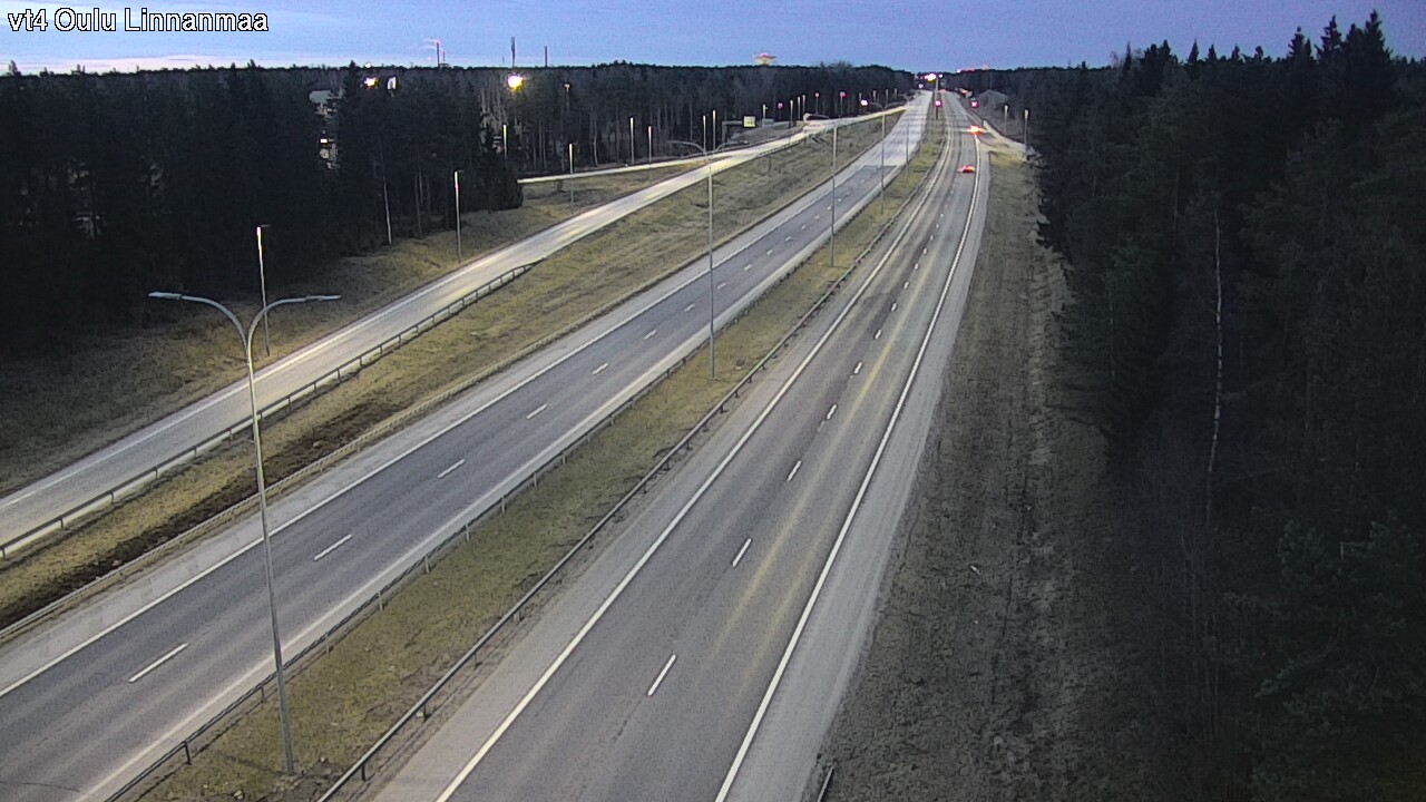 Weather Camera Image Road 4 Oulu, Linnanmaa, Oulu, Pohjois-Pohjanmaa