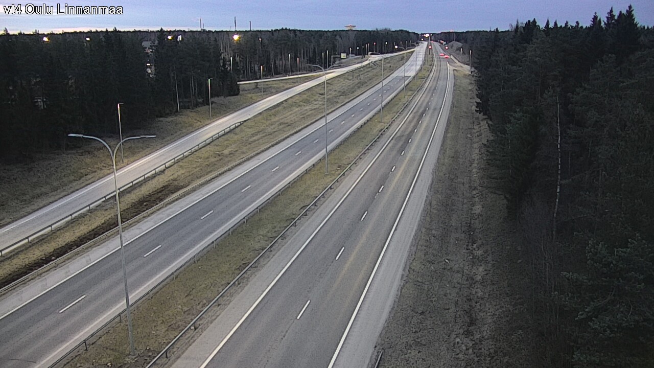 Weather Camera Image Road 4 Oulu, Linnanmaa, Oulu, Pohjois-Pohjanmaa