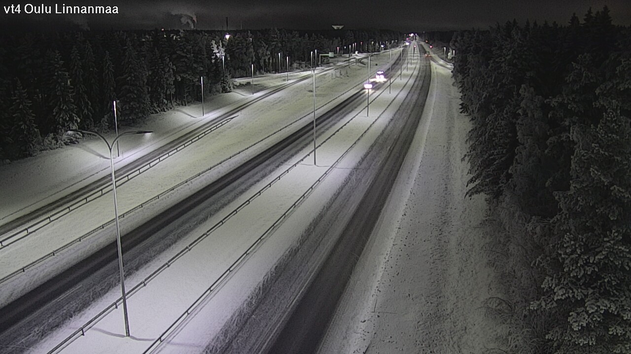 Weather Camera Image Road 4 Oulu, Linnanmaa, Oulu, Pohjois-Pohjanmaa