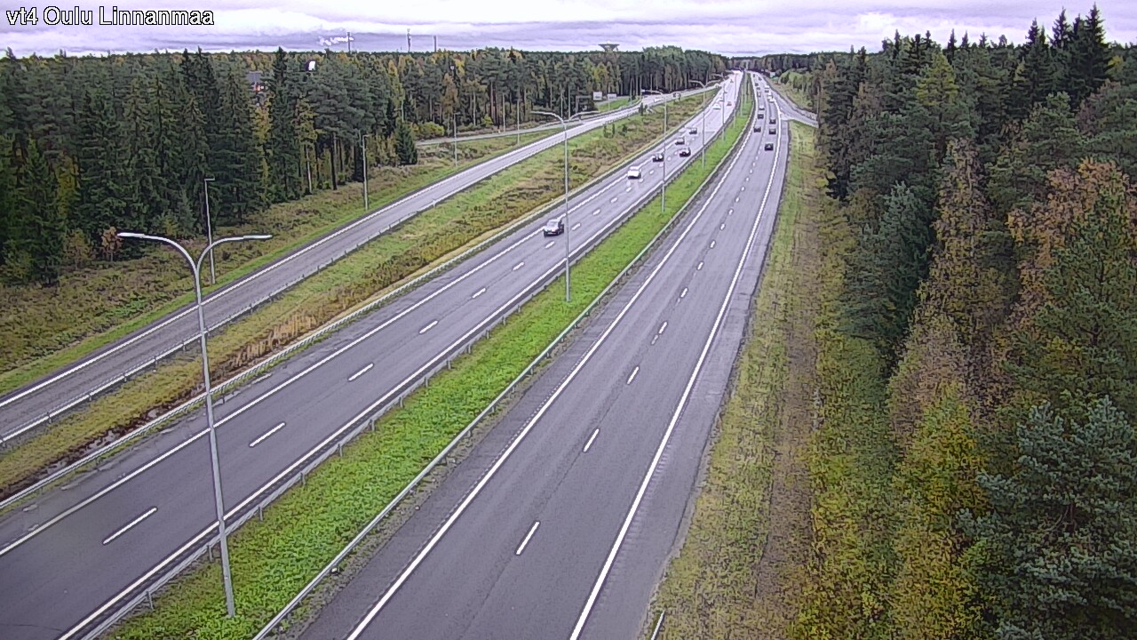 Weather Camera Image Road 4 Oulu, Linnanmaa, Oulu, Pohjois-Pohjanmaa