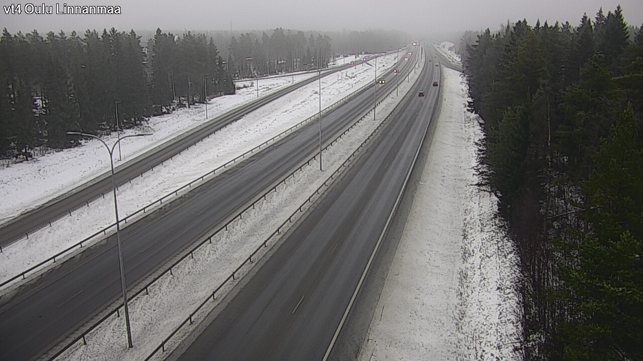 Weather Camera Image Road 4 Oulu, Linnanmaa, Oulu, Pohjois-Pohjanmaa