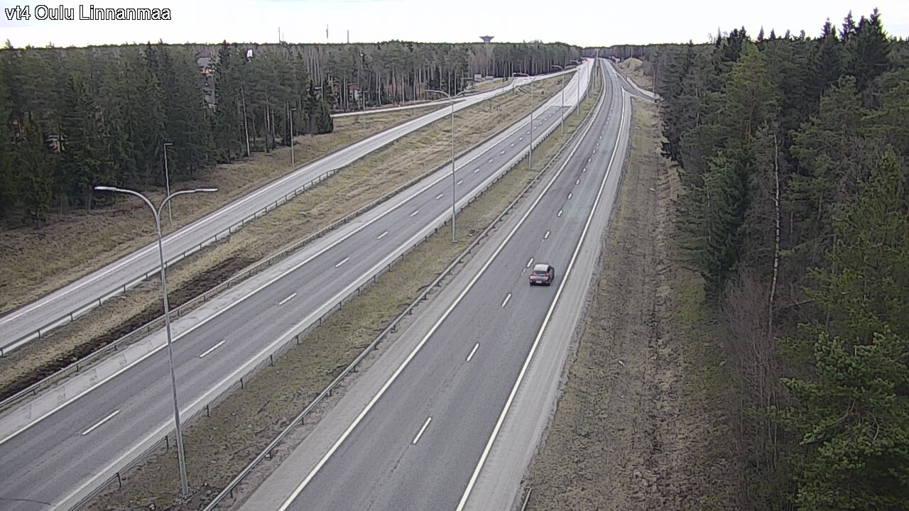 Weather Camera Image Road 4 Oulu, Linnanmaa, Oulu, Pohjois-Pohjanmaa