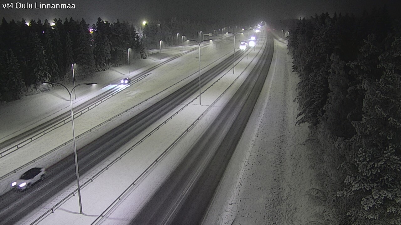 Weather Camera Image Väg 4 Uleåborg, Linnanmaa, Oulu, Pohjois-Pohjanmaa