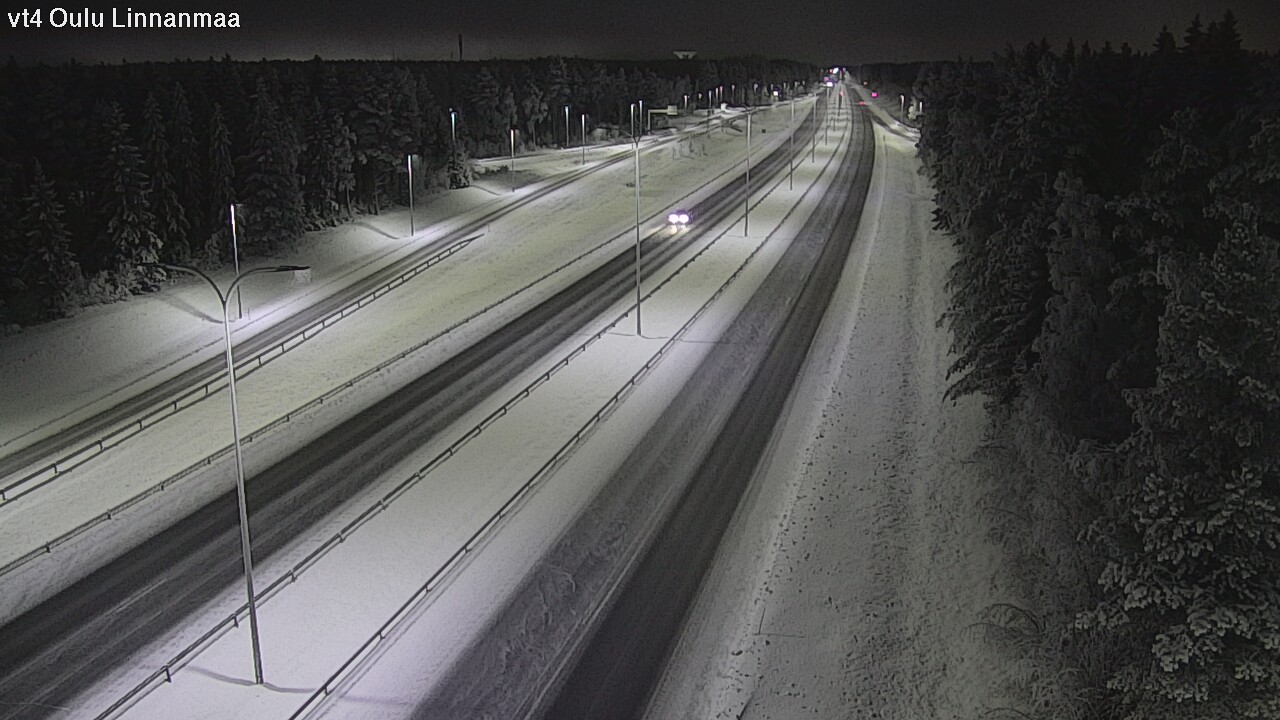 Weather Camera Image Road 4 Oulu, Linnanmaa, Oulu, Pohjois-Pohjanmaa
