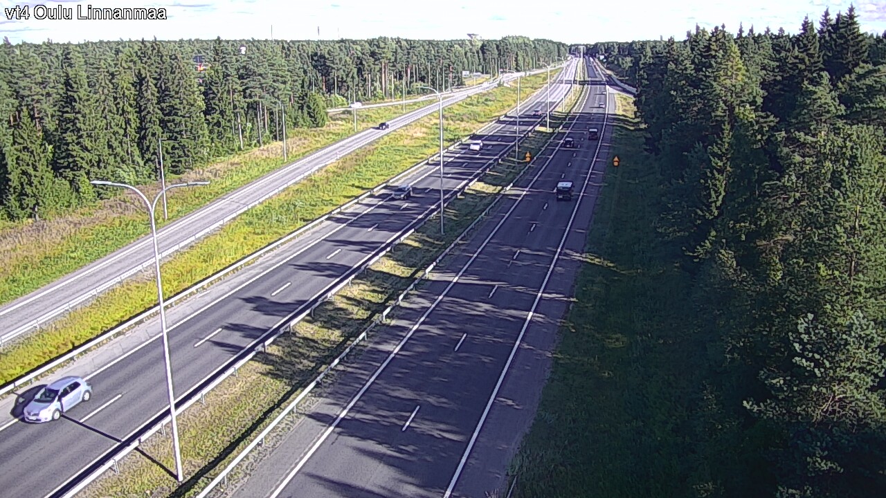 Weather Camera Image Väg 4 Uleåborg, Linnanmaa, Oulu, Pohjois-Pohjanmaa