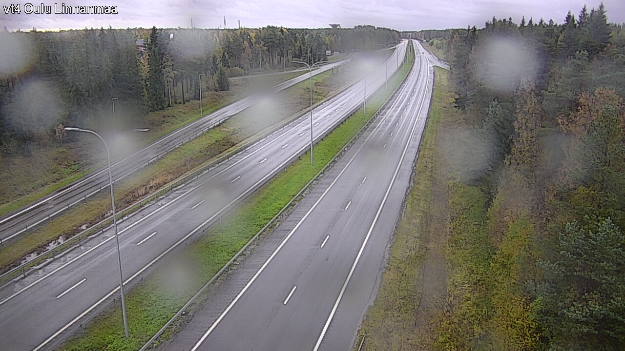 Weather Camera Image Väg 4 Uleåborg, Linnanmaa, Oulu, Pohjois-Pohjanmaa