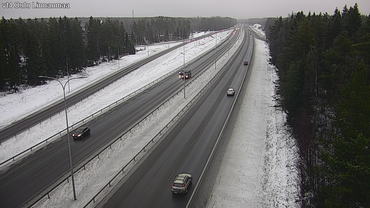 Weather Camera Image Road 4 Oulu, Linnanmaa, Oulu, Pohjois-Pohjanmaa