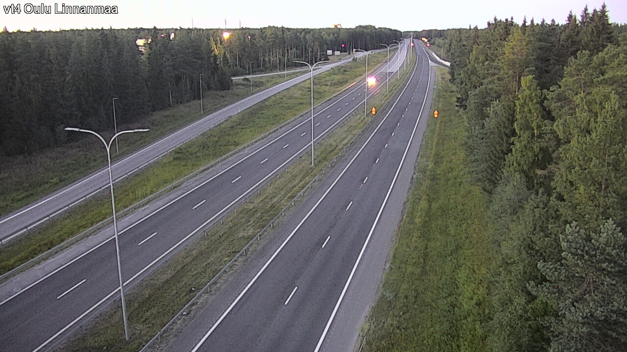 Weather Camera Image Väg 4 Uleåborg, Linnanmaa, Oulu, Pohjois-Pohjanmaa