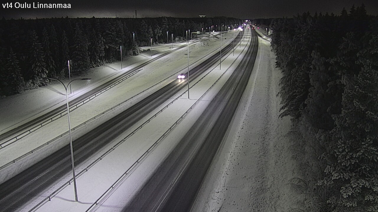 Weather Camera Image Road 4 Oulu, Linnanmaa, Oulu, Pohjois-Pohjanmaa