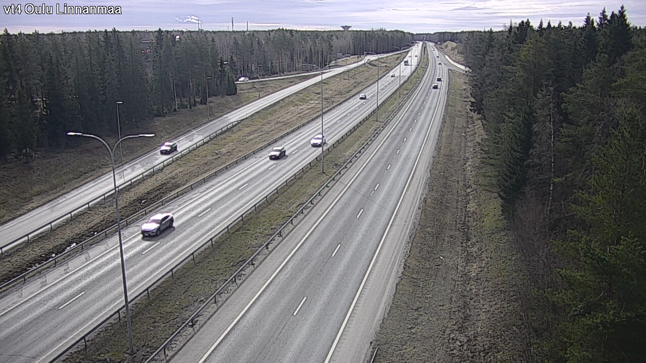 Weather Camera Image Road 4 Oulu, Linnanmaa, Oulu, Pohjois-Pohjanmaa