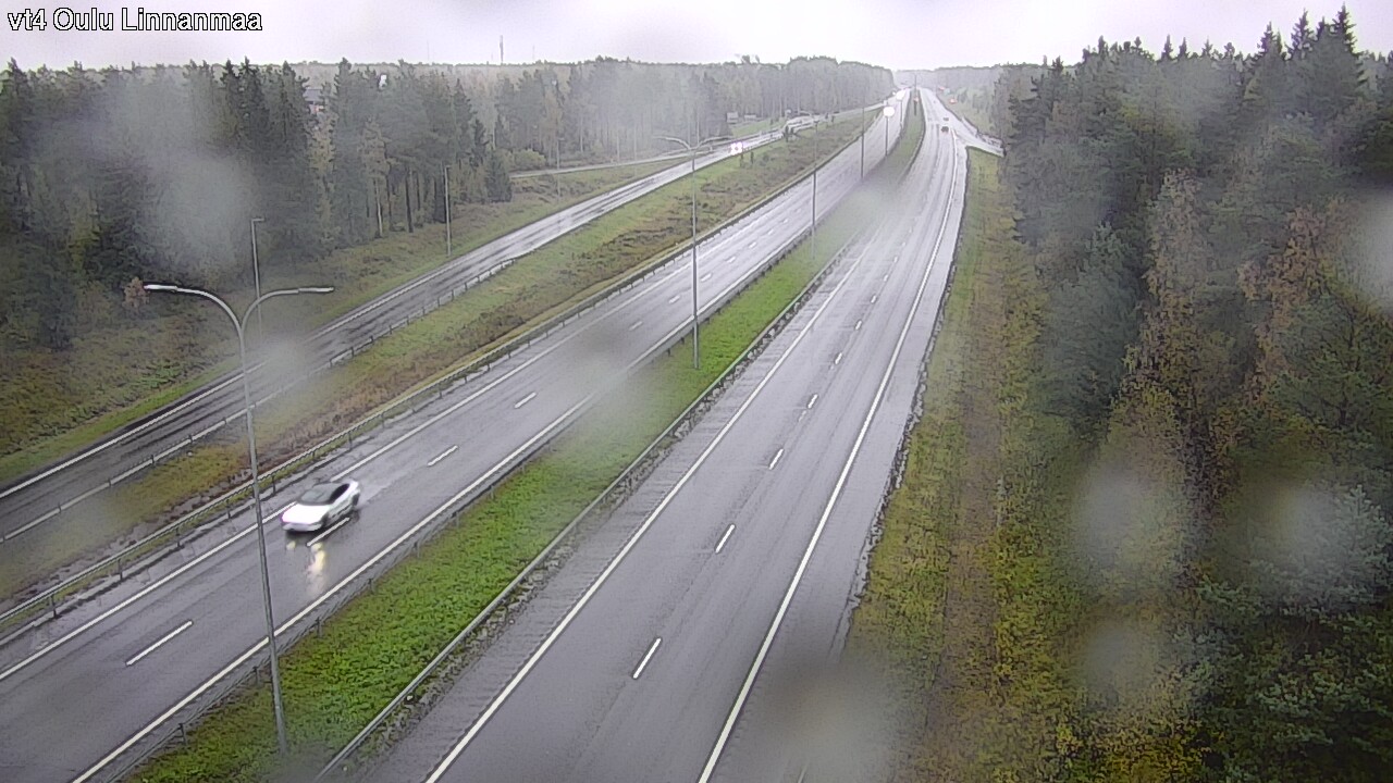 Weather Camera Image Väg 4 Uleåborg, Linnanmaa, Oulu, Pohjois-Pohjanmaa