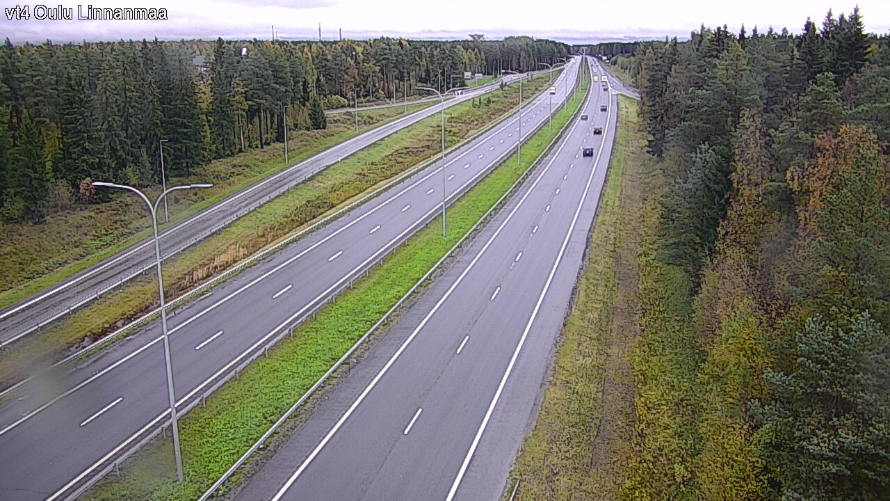 Weather Camera Image Road 4 Oulu, Linnanmaa, Oulu, Pohjois-Pohjanmaa
