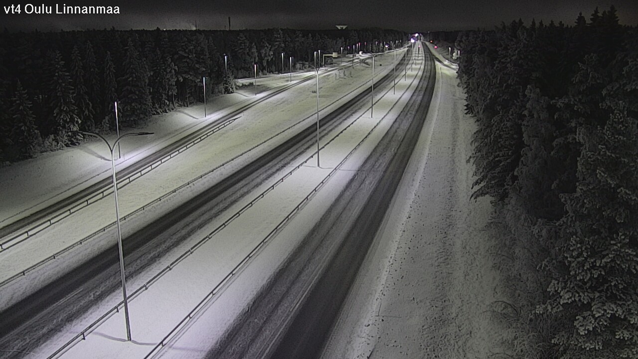 Weather Camera Image Road 4 Oulu, Linnanmaa, Oulu, Pohjois-Pohjanmaa