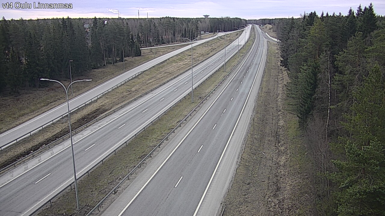 Weather Camera Image Road 4 Oulu, Linnanmaa, Oulu, Pohjois-Pohjanmaa
