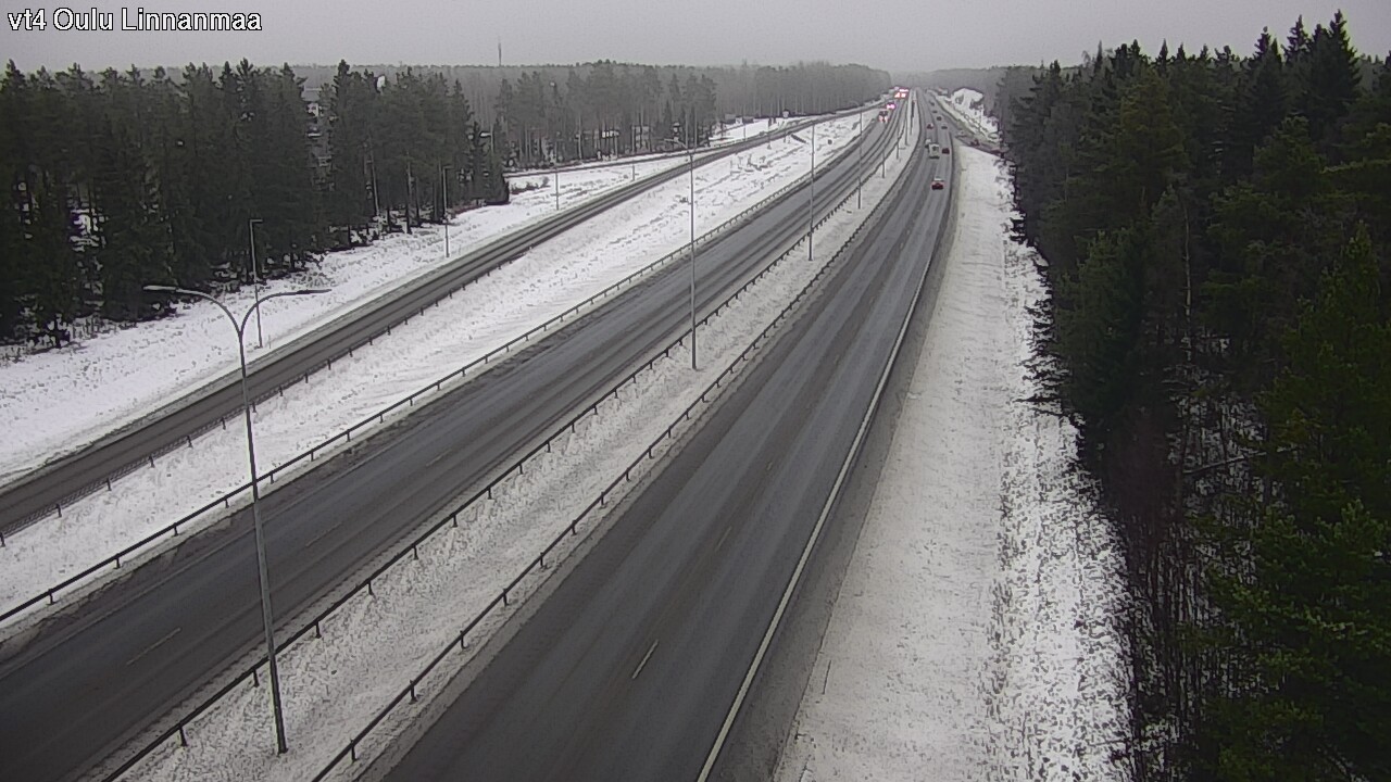 Weather Camera Image Road 4 Oulu, Linnanmaa, Oulu, Pohjois-Pohjanmaa