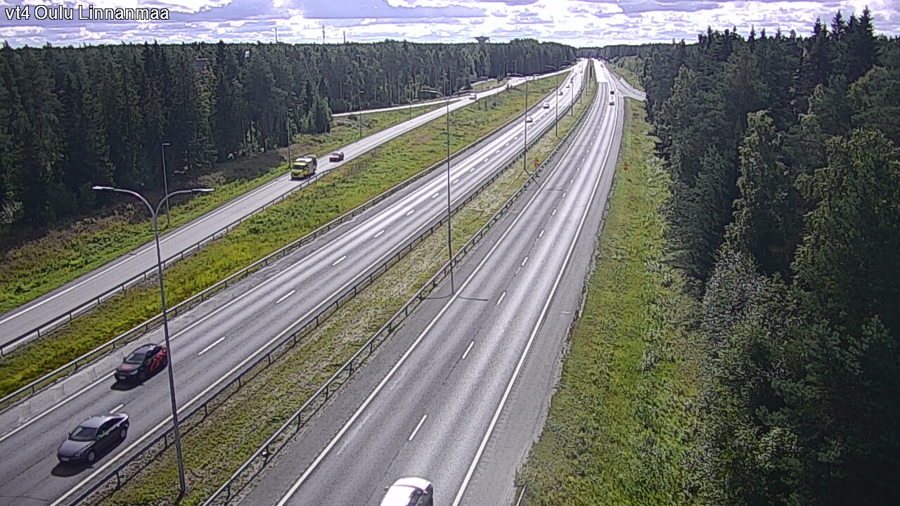 Weather Camera Image Road 4 Oulu, Linnanmaa, Oulu, Pohjois-Pohjanmaa