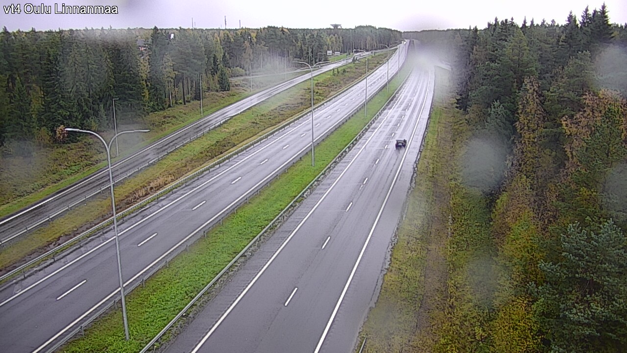 Weather Camera Image Väg 4 Uleåborg, Linnanmaa, Oulu, Pohjois-Pohjanmaa