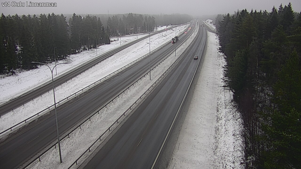 Weather Camera Image Road 4 Oulu, Linnanmaa, Oulu, Pohjois-Pohjanmaa